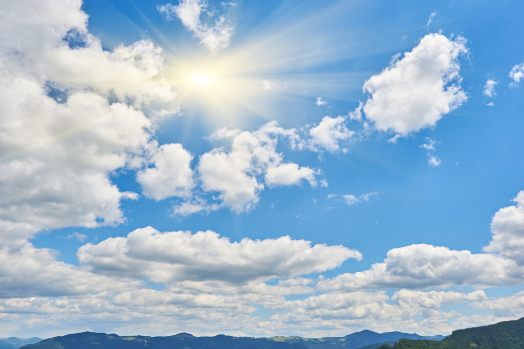 Natural sky and clouds background.
