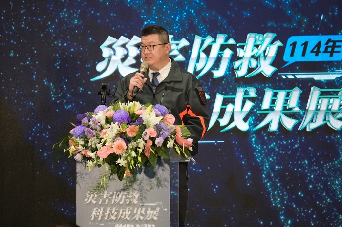 內政部政務次長馬士元致詞。（內政部提供）